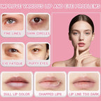 20 Pairs Lip Mask & Eye Mask, 24K Crystal Collagen Under Eye Patches - Image 5