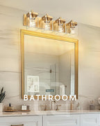Bathroom Light Fixtures, 4-Light Modern Wall Sconces - Image 5