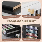OmySalon Nail Salon Organizer Cabinet, Wooden Display - Image 6