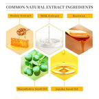4 Piece Honey Milk Lip Mask Lip Balm Lip Scrub Lip Oil Lip Care Kit, - Image 5