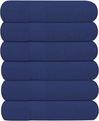 KAHAF COLLECTION 6 Pack Bath Towels Set 100% Ring Spun Cotton, Lightweight by KAHAF+COLLECTION