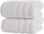 Bath Towels 2 Pack, 30 x 60 Inches, Large 100% Cotton Towels, Comfortable by Velqora