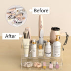 NIUBEE Hair Tool Organizer, Bathroom Countertop Blow Dryer Holder, Vanity Caddy - Image 6