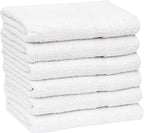 GOLD TEXTILES 12 White Economy Bath Towels Bulk Cotton Blend - Image 7