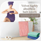 VitalCozy Set of 6 Large Bath Towels - Image 5