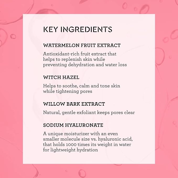 Bliss What a Melon Replenishing Watermelon Hyaluronic Acid Toner - Image 3