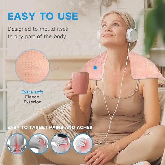 GOTCOZY Heating Pad for Back Pain Relief & Cramps, Electric Heating Pads for - Image 5