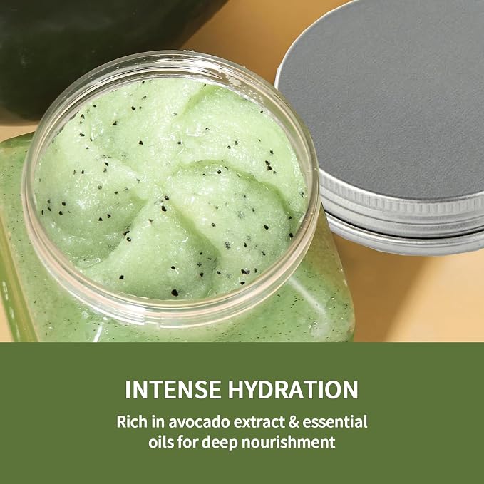 Avocado Body Scrub &Avocado Face & Body ScrubMoisturizing and Exfoliating Body - Image 3