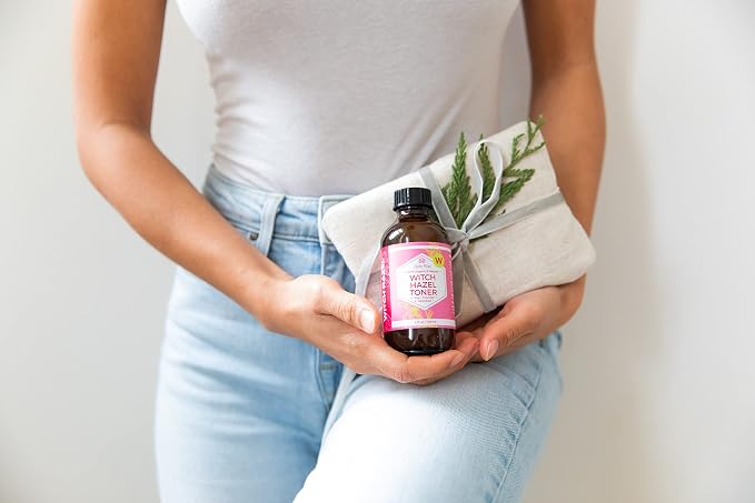 Witch Hazel Alcohol Free Toner by Leven Rose, 100% Pure Organic Facial Rose - Image 6