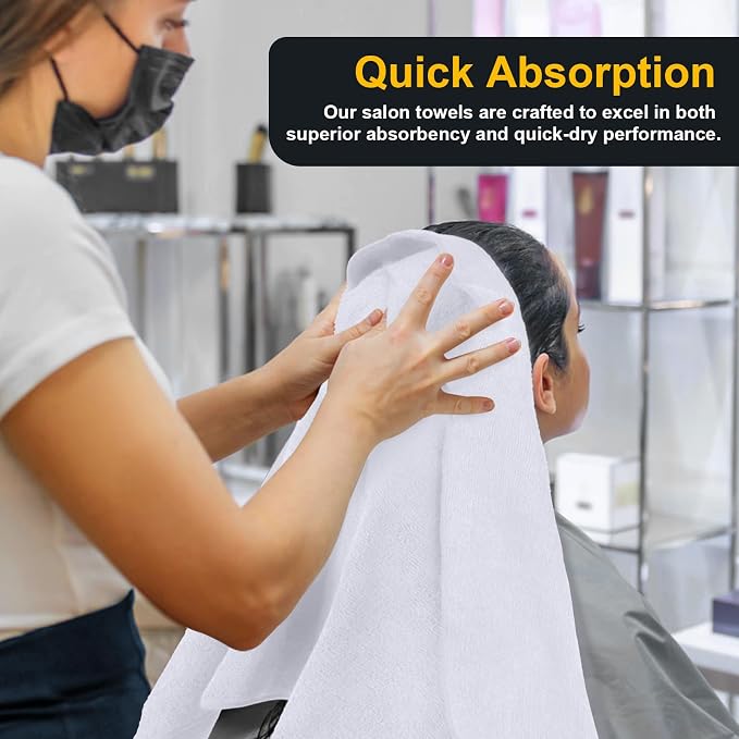 UNIMADE Salon Towels 24 Pack, Super Soft Microfiber Hand Towel, Highly - Image 4