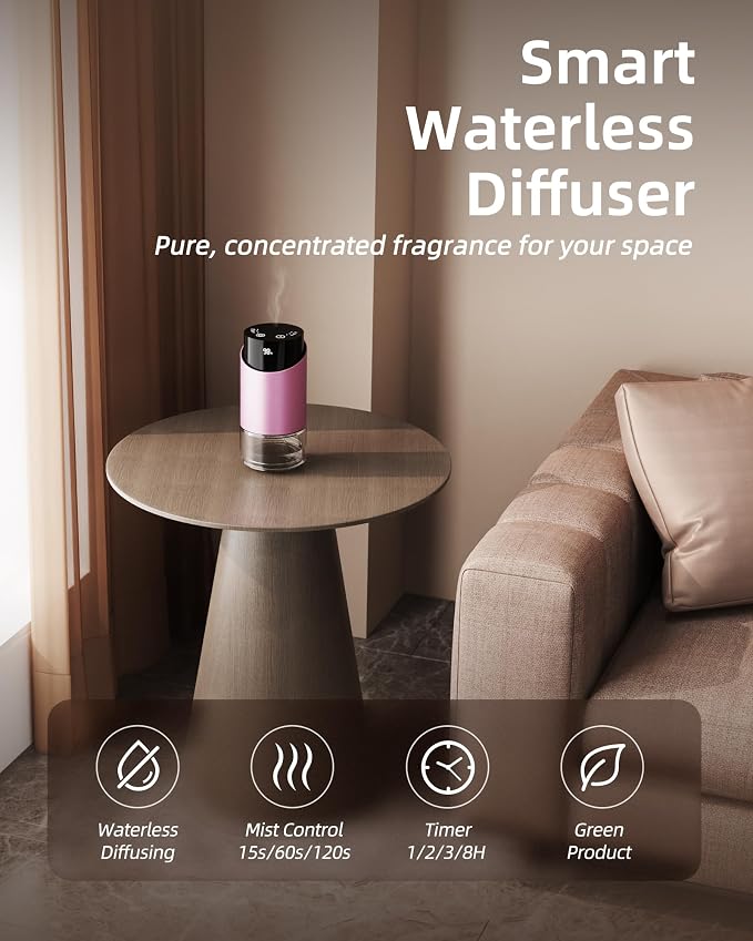 Waterless Essential Oil Diffuser Aromatherapy Scent Diffusers - Image 3