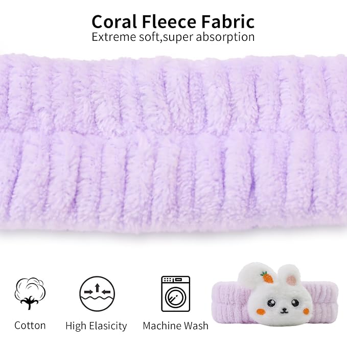 Kawaii Spa Headbands for Women Girls - Image 3