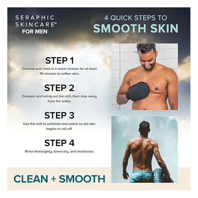 Seraphic Skincare Ultimate Body Exfoliating Mitt - Image 4