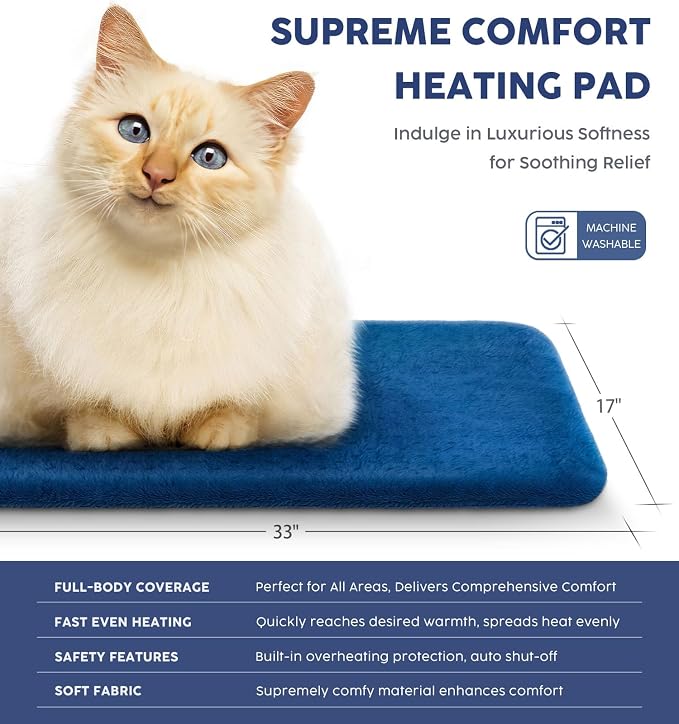 Heating Pad for Back Pain Relief, Menstrual Pain, Christmas Gifts for Women Men - Image 6
