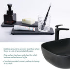 NiuYichee 2 Pcs Water Absorbing Stone Trays, Kitchen/Bathroom Sink Soap Dish - Image 3