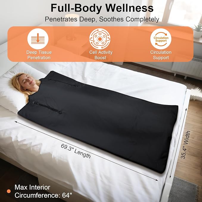 GENERAL ARMOR Dual-Zone Far-Infrared Sauna Blanket - Image 5