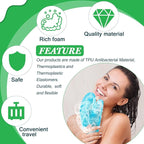 Karenhi 2 Pcs Honeycomb Exfoliating Glove Set Exfoliating Bath Mitt Honeycomb - Image 3