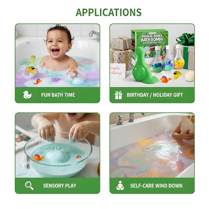 Bath Bombs for Boys with Mini Toy Ducks Inside – Kids Bath Bombs Powder - Image 3