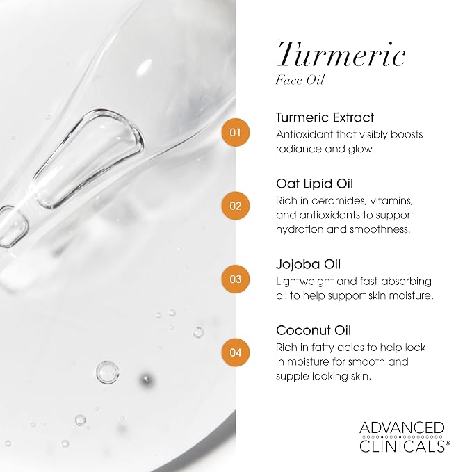Advanced Clinicals Turmeric Oil Serum - Image 4
