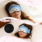 PERFECTSIGHT Sleep Eye Masks, Cute Plush Sleep Eye Cover Lightweight Adjustable - Image 5
