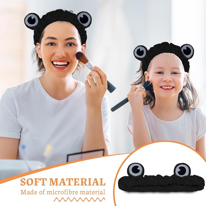 Jowmoy black Frog Eye Elastic Headband - Image 6