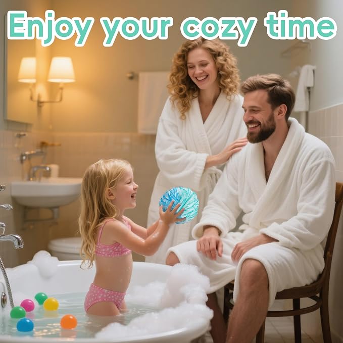 Shower Loofah 4PCS Soft Bath Body Sponge 60g Loofa Set Thick Wash Puffs - Image 7
