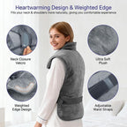 Heating Pad for Neck and Shoulders and Back Pain Relief, Heating Pad for Back - Image 3