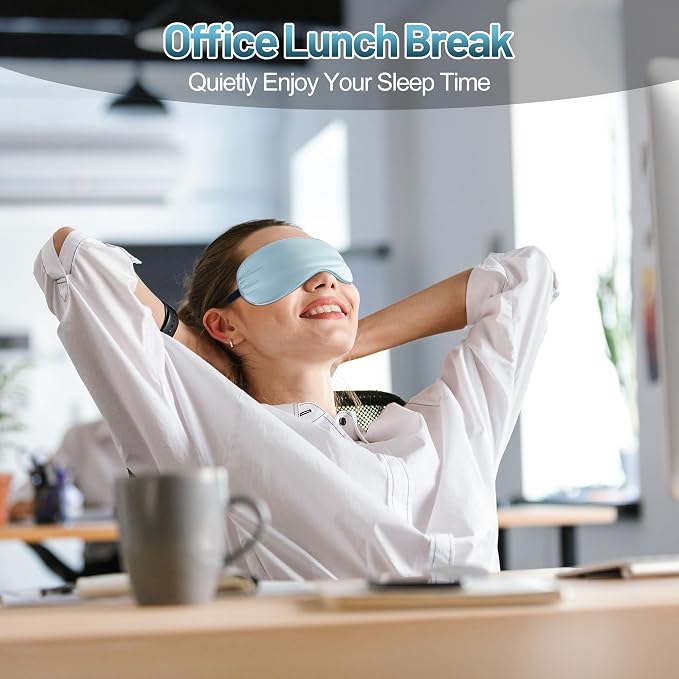 Sleep Mask, Silk Eye Mask for Sleeping - Image 6