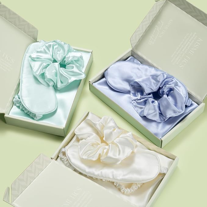 Vegan Silk Sleep Set, Vegan Silk Pillowcase - Image 5