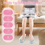 Yokilly Toe Nail Soaking Bowl, Shoe Design Foot Bath Soak Tub Bowl, Acetone - Image 5