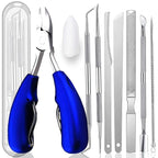 10-Pack Ingrown Toenail Tools Stainless Steel Foot Nail Tools, Heavy Duty Sharp by EODIEBN