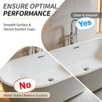 4D Silicone Bath Pillow for Tub, Upgraded Adjustable Bathtub Pillow Head Neck - Image 7