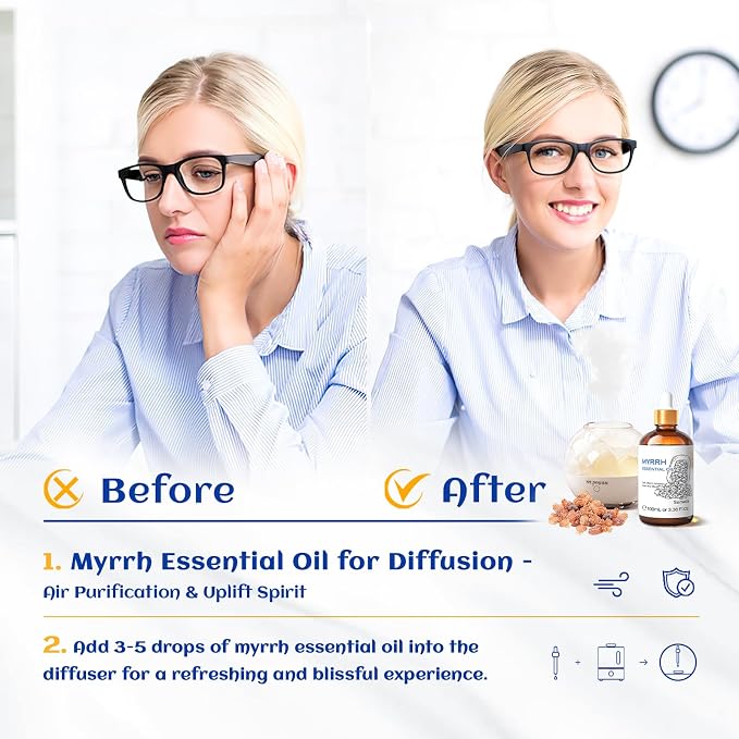HIQILI 100ML Myrrh Essential Oil - Image 2