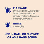 Dr Teal's Shea Sugar Body Scrub, Citrus - Image 3