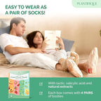 PLANTIFIQUE Foot Peeling Mask 4 Pack | Dermatologically Tested Repairs Heels & - Image 5
