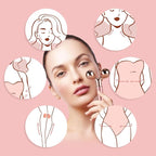 7pcs Facial Jade Roller and Gua Sha Kit, 100% Natural Jade Stone Face Massager - Image 8