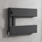 Verida Towel Warmer Rack, Support Hardwired and Plug-in, Wall-Mounted Electric by WarmthstartswithVerida