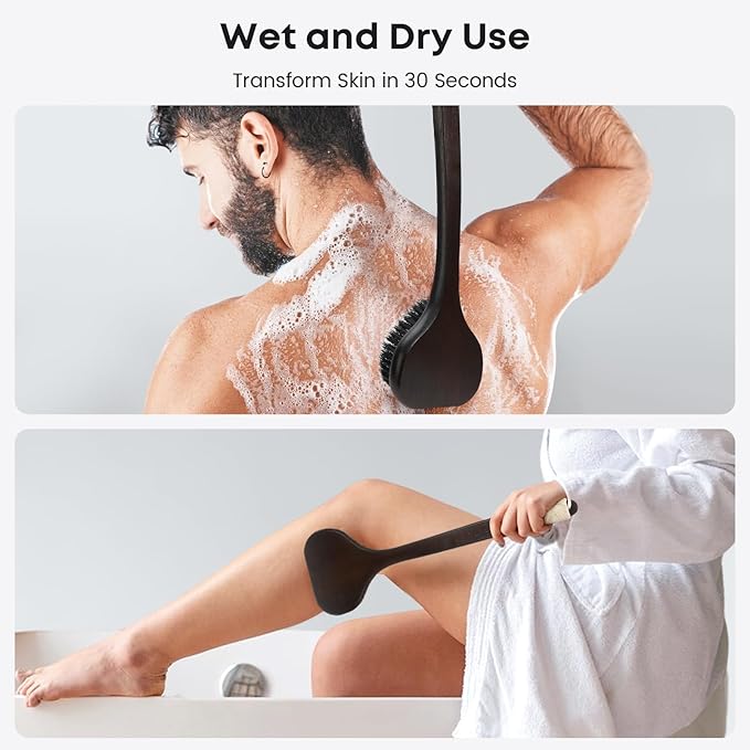eaxun Bamboo Back Scrubber - Image 6
