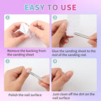 Pre-Treatment Cuticle Pusher, ASTONFOG Dual Ended Cuticle Remover Russian Prep - Image 5