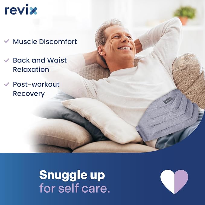 REVIX Microwave Heating Pad for Back Pain Relief, Hands-Free Wearable - Image 6