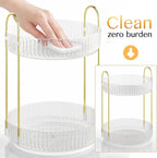Rotating Makeup Organizer Countertop, Skincare Organizers, Spinning Perfume - Image 7