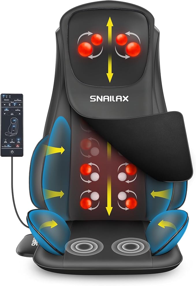 Snailax Shiatsu Neck Back Massager by Snailax