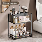 SanDream Hair Tool Organizer Bathroom Countertop, 2-Tier Metal Bathroom - Image 8