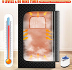 X-Vcak Upgraded Portable Sauna for Home，Relaxation, Steam Sauna for Home - Image 2