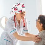 Ethnic Aztec Pattern Adjustable Scrub Cap Hat - Image 6