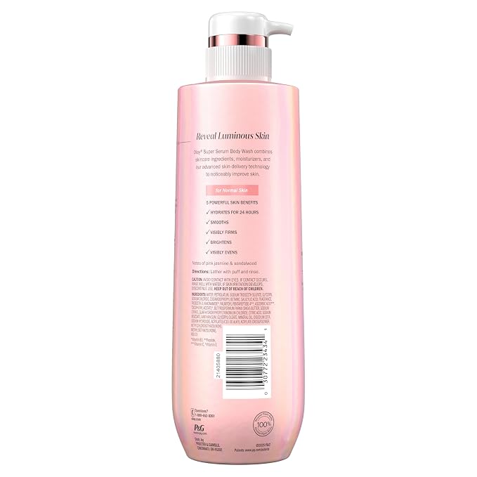Olay Super Serum Body Wash for Normal Skin, 24hr Long Lasting Hydration - Image 13