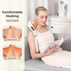 KppeX 4D Deep Cordless Neck Massager Pillow, Leg and Back Pain Relief Tissue - Image 3