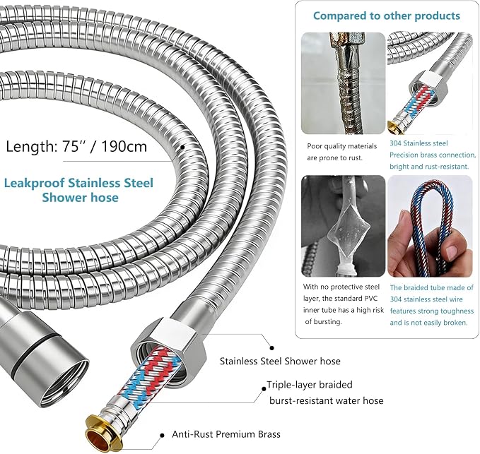 Filtered Shower Head with Handheld - Image 8