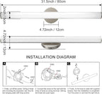 OOWOLF 31.5 Inch LED Bathroom Vanity Light, Brightness Adjustment Vanity Light - Image 7