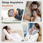Sleep Mask for Side Sleeper Women Men, Eye Mask for Sleeping Light Blocking - Image 7